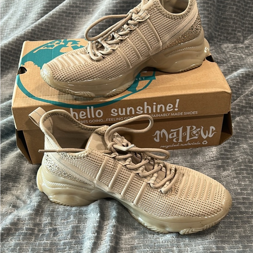 Madden Girl Blush Knit Sneakers
